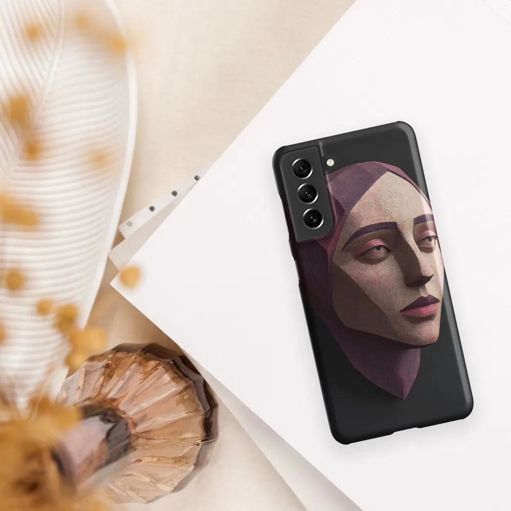 Geometric Elegance: A Contemporary Portrait