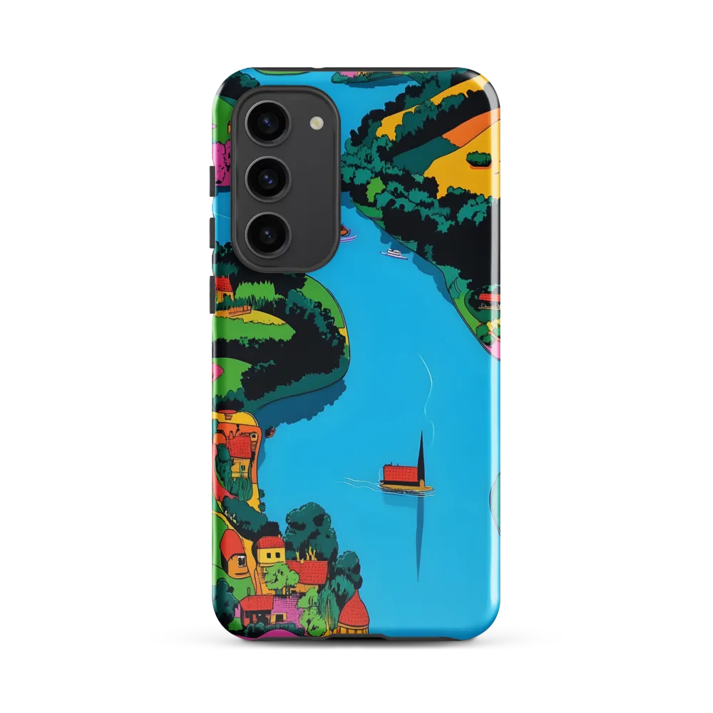 Whimsical River Landscape