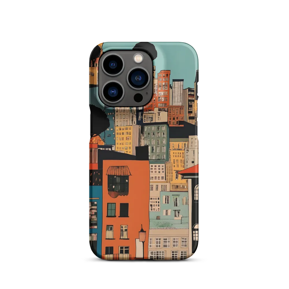 Urban Fusion: A Colorful Cityscape