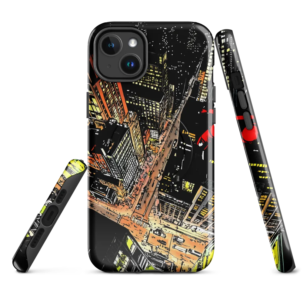 Urban Nightscape: A Bird's-eye View