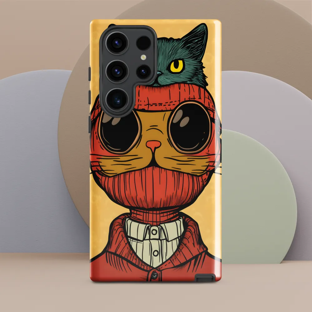 Whimsical Fusion: Cat and Human