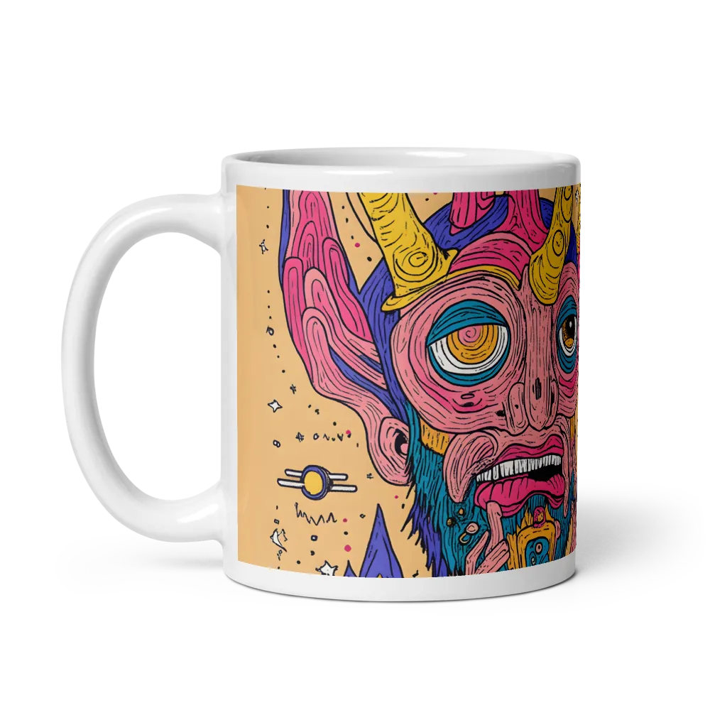 Alien Whimsy: A Surreal Encounter | Mug with White inside | 11 oz