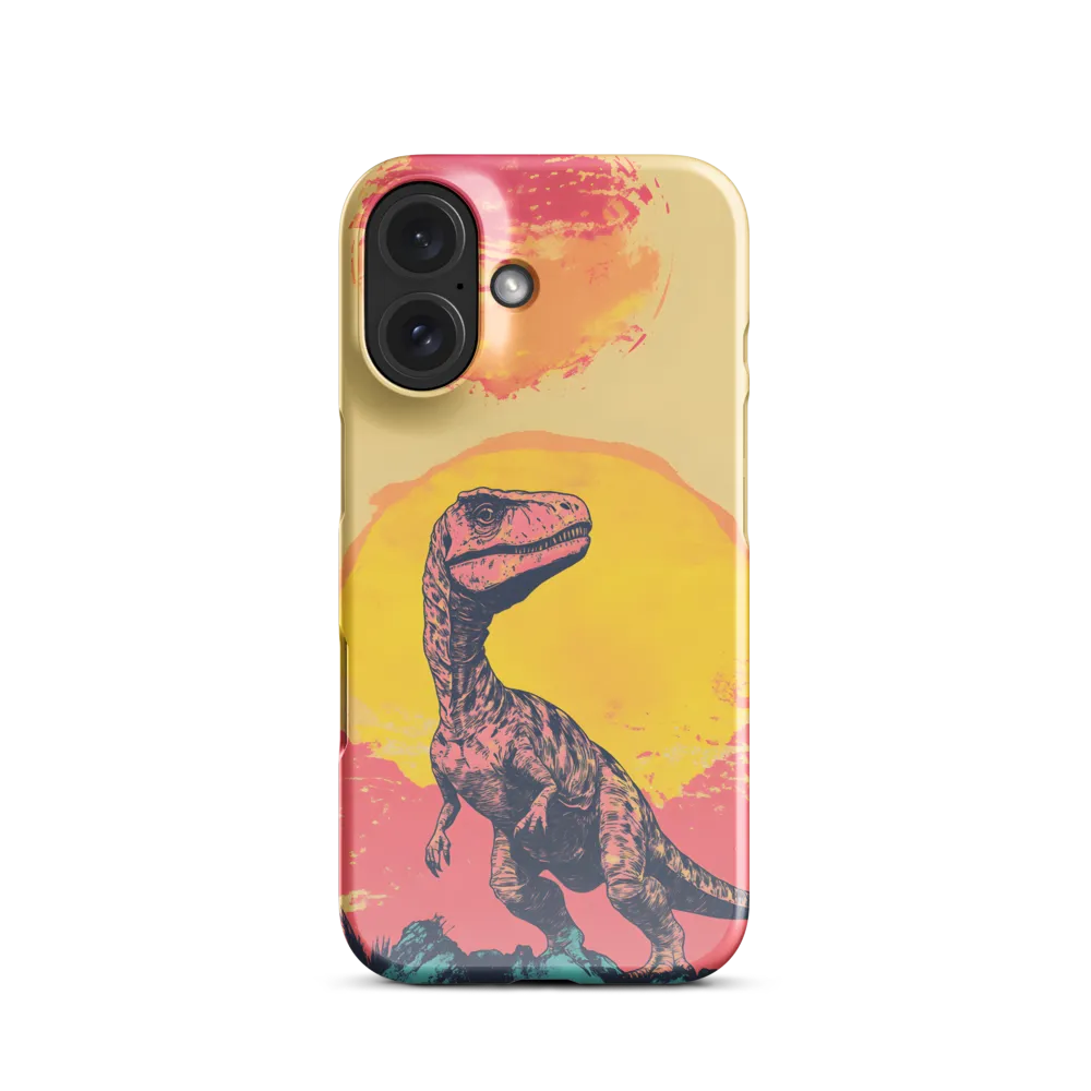 Majestic Dinosaur at Sunrise | Phone Case |  16 | Snap Case | Glossy