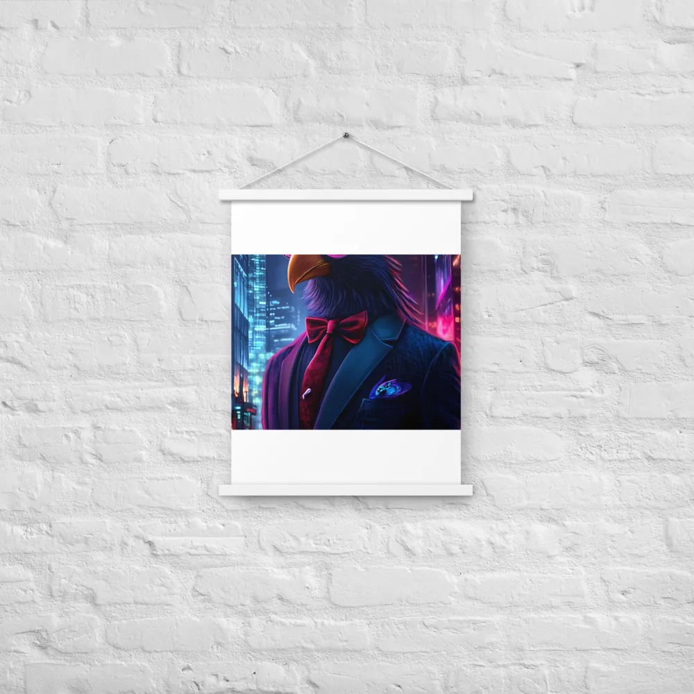 The Dapper Avian | Poster With White Wood Hanger | 18″×24″