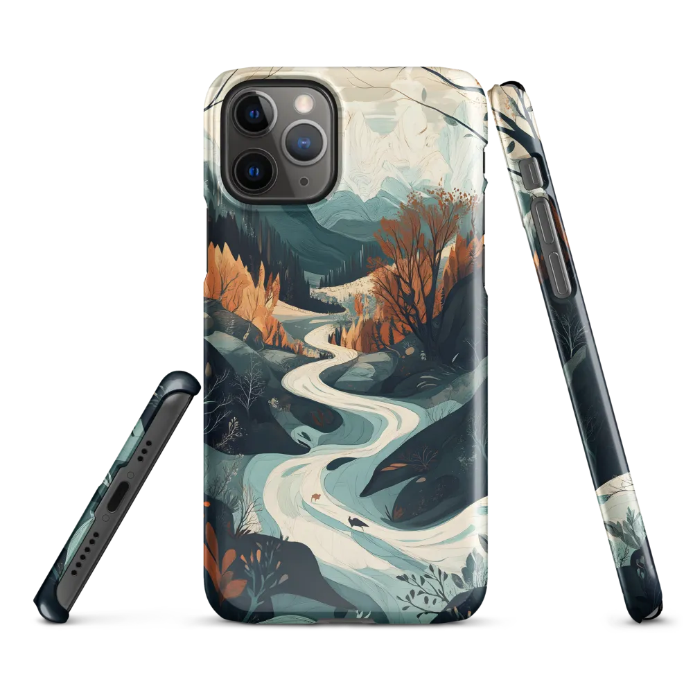 Winding Serenity: A Digital Landscape