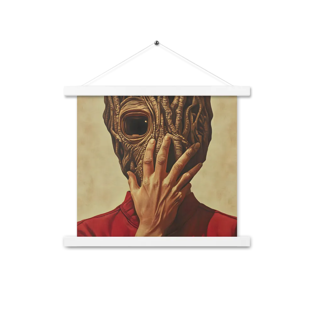 The Mask of Roots | Poster With White Wood Hanger | 14″×14″