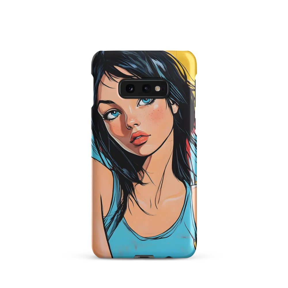 Vibrant Portrait of Modern Youth | Phone Case |  S10e | Snap Case | Matte