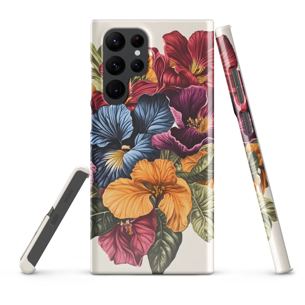 Floral Symphony in Color | Phone Case |  S22 Ultra | Snap Case | Glossy