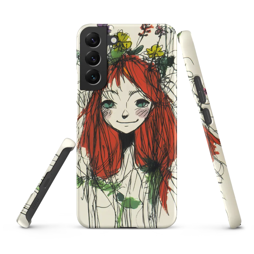 Whimsical Floral Portrait