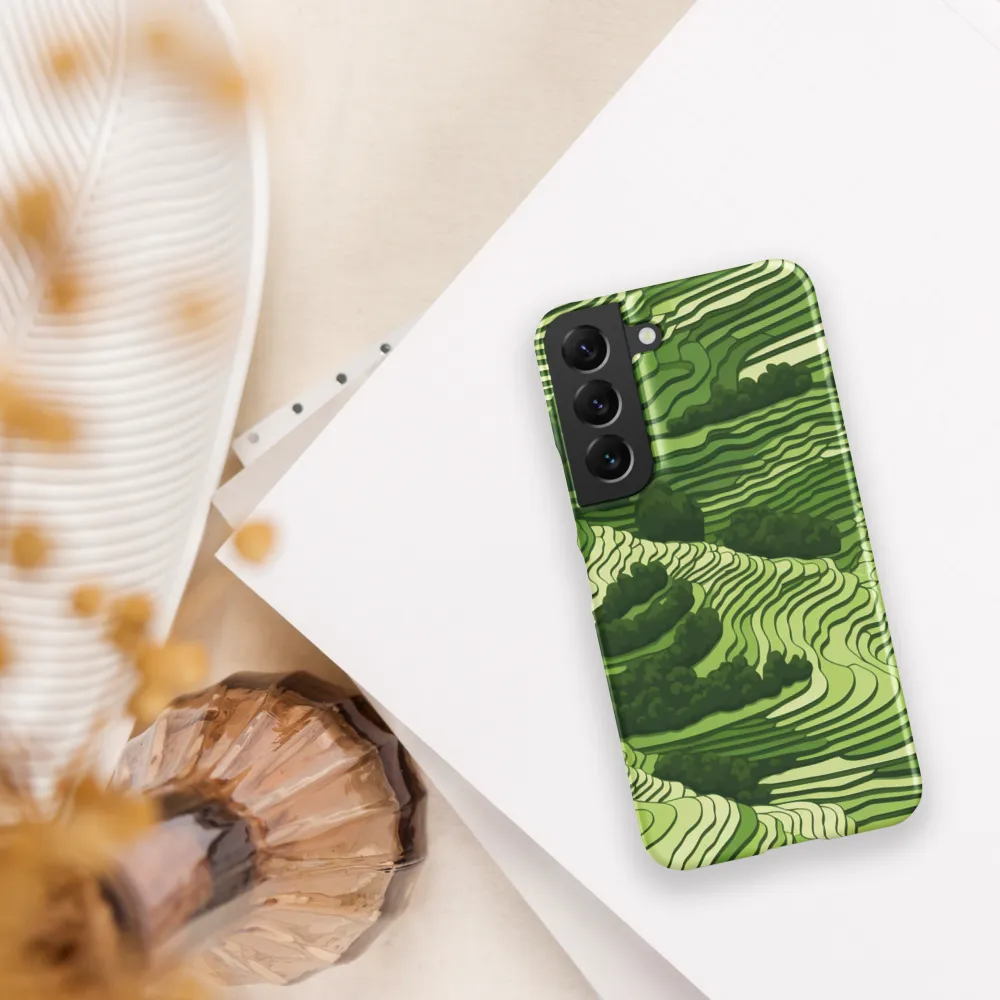 Waves of Green: An Abstract Landscape