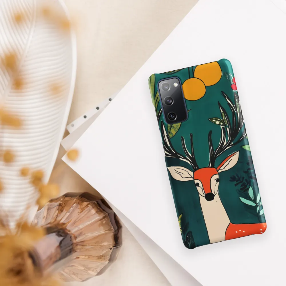 Nature's Embrace: The Majestic Deer | Phone Case |  S20 FE | Snap Case | Matte