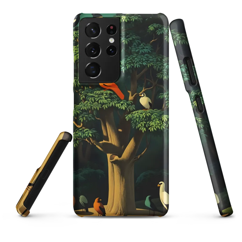 Harmony in Color: A Surreal Bird Symphony