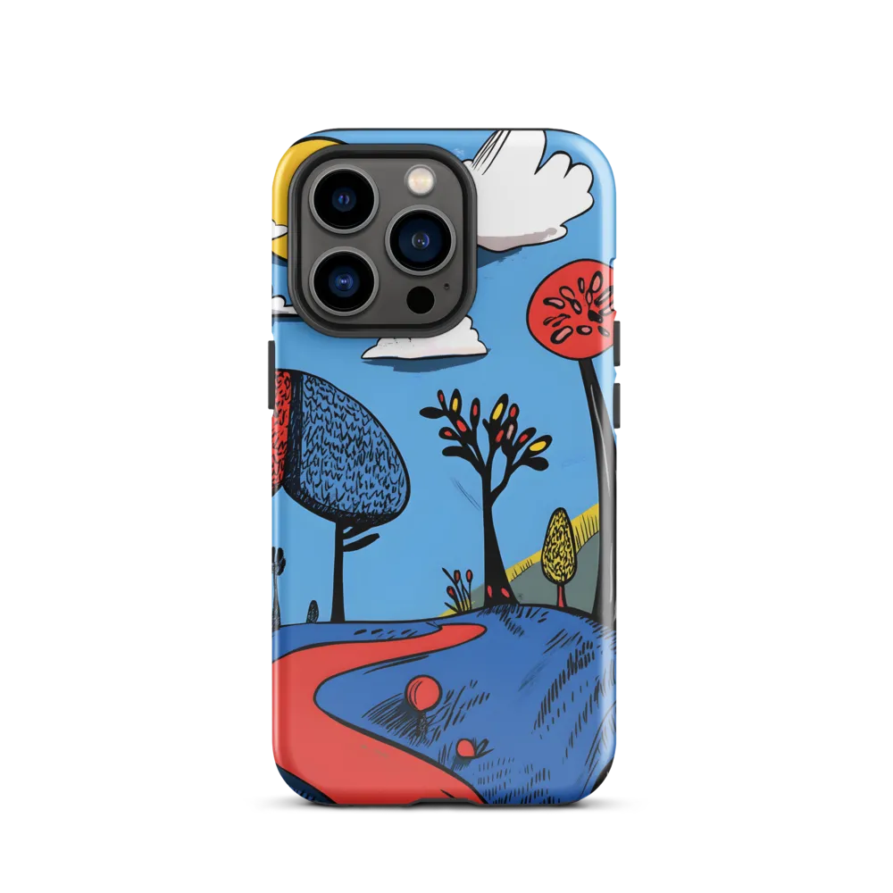 A Playful Journey Through Whimsical Woods | Phone Case |  13 Pro | Tough Case | Glossy