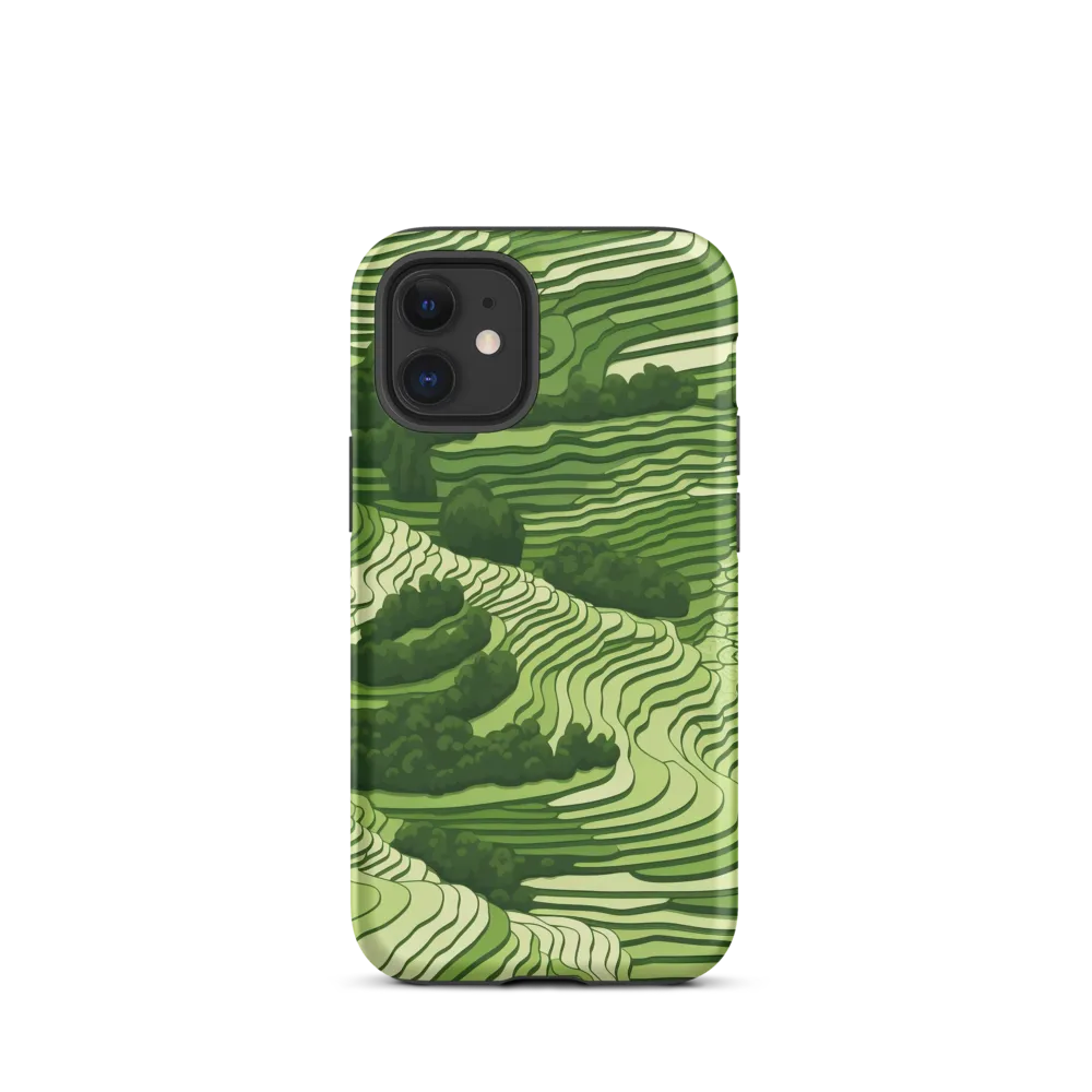 Waves of Green: An Abstract Landscape