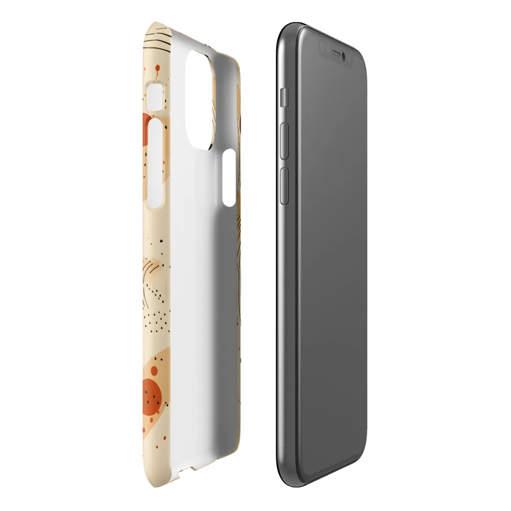 Playful Patterns in Earth Tones | Phone Case |  11 Pro | Snap Case | Glossy