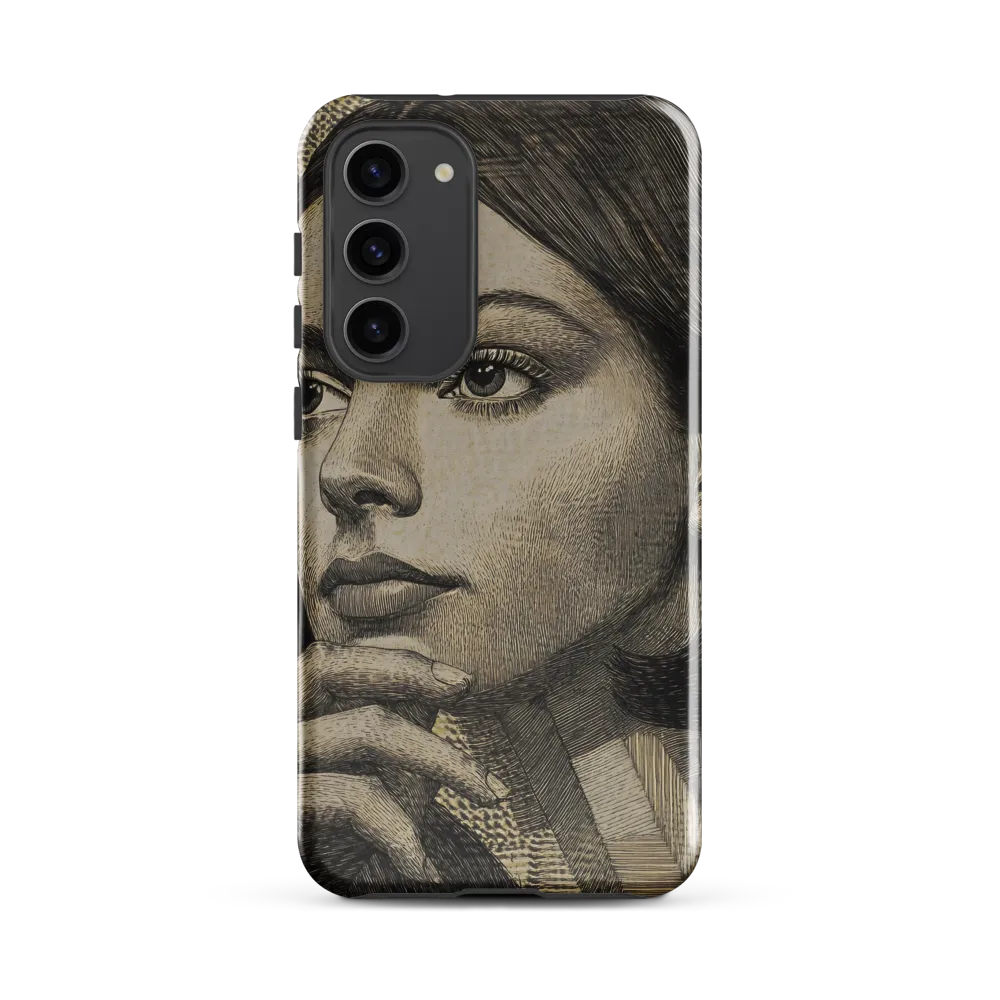 Contemplative Reflection | Phone Case |  S23 Plus | Tough Case | Glossy