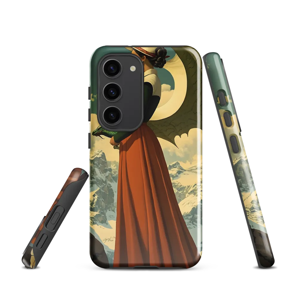 Mystic Harmony: The Dragon Keeper | Phone Case |  S23 | Tough Case | Glossy