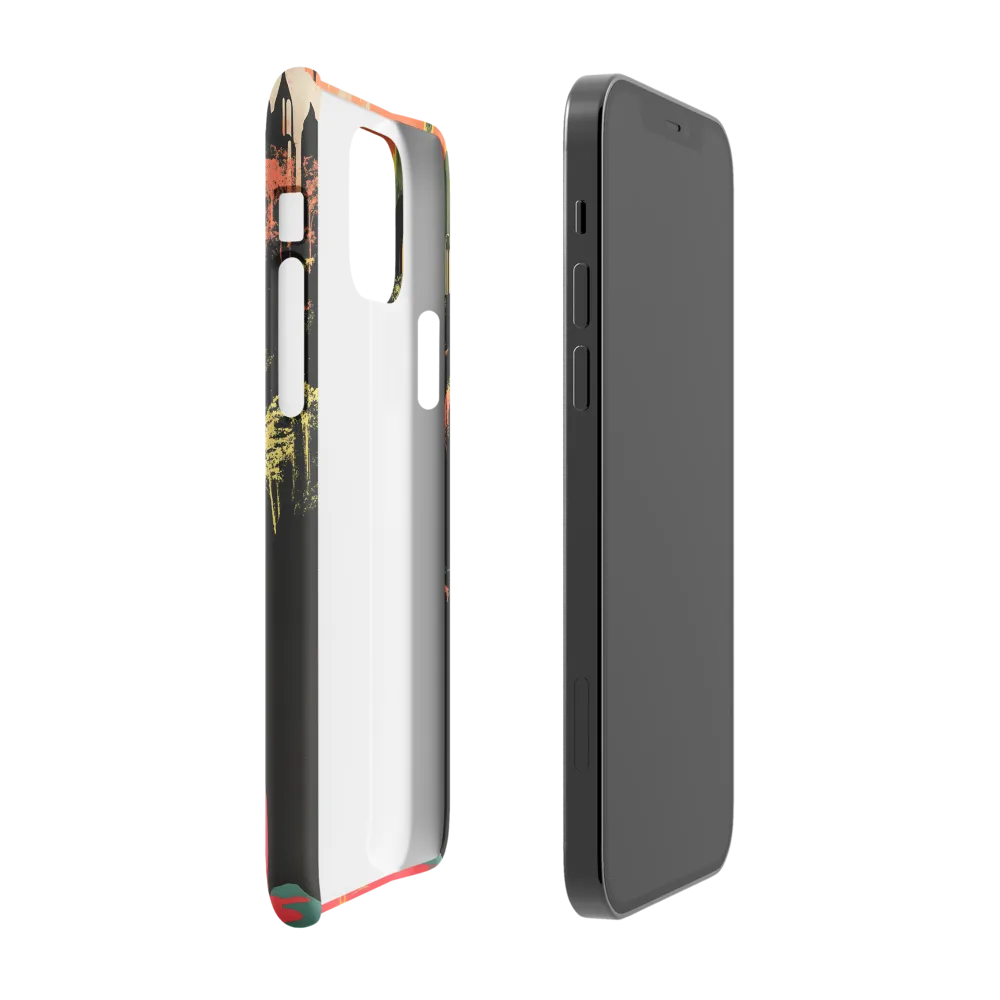 Elysian Echoes: A Surreal Reflections | Phone Case |  12 | Snap Case | Glossy