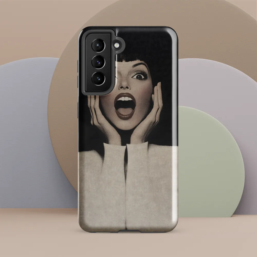 Eloquent Expression | Phone Case |  S21 FE | Tough Case | Glossy