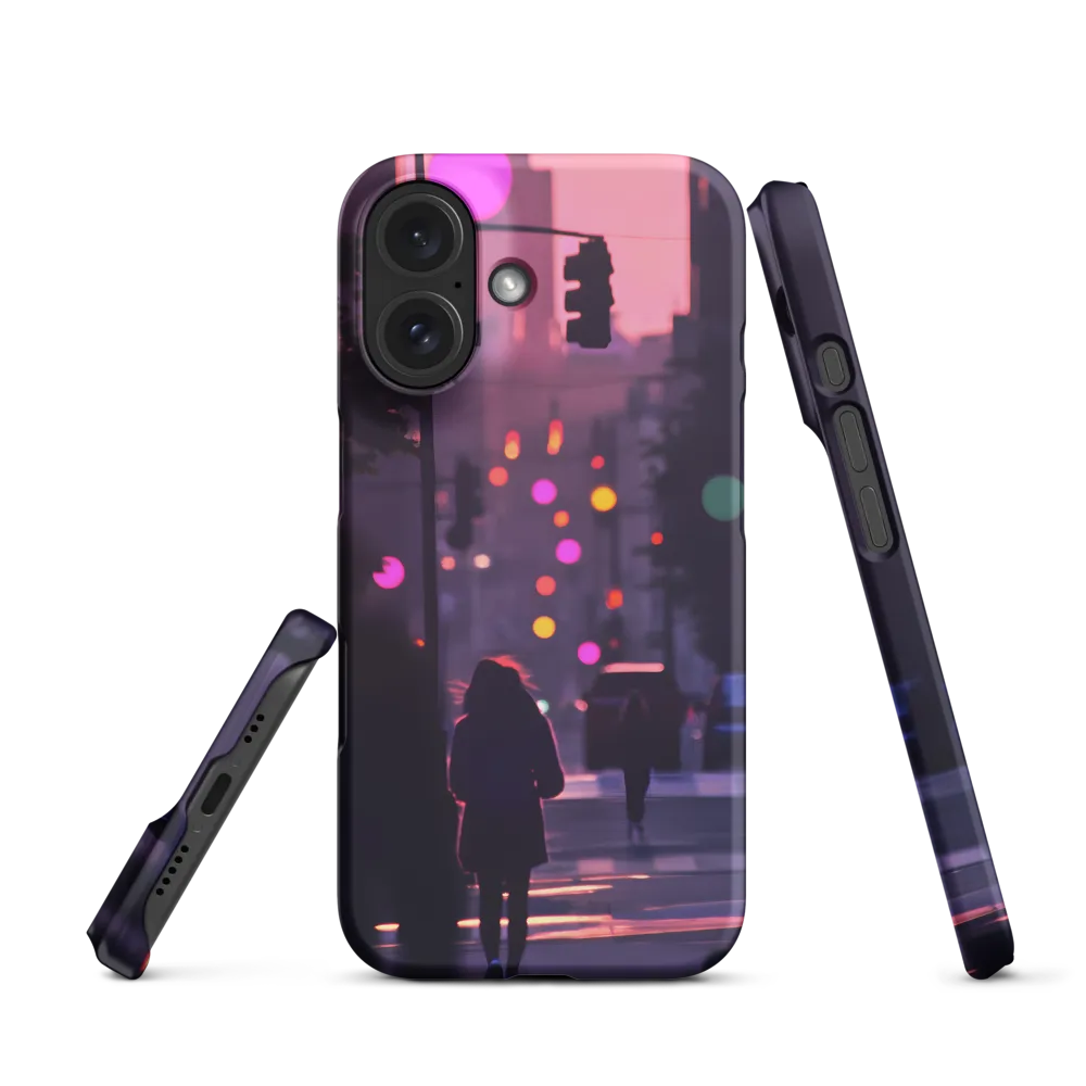City Silhouettes at Dusk | Phone Case |  16 | Snap Case | Matte