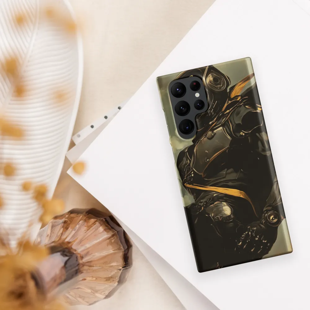 Ethereal Explorer: The Enigmatic Astronaut | Phone Case |  S22 Ultra | Snap Case | Matte