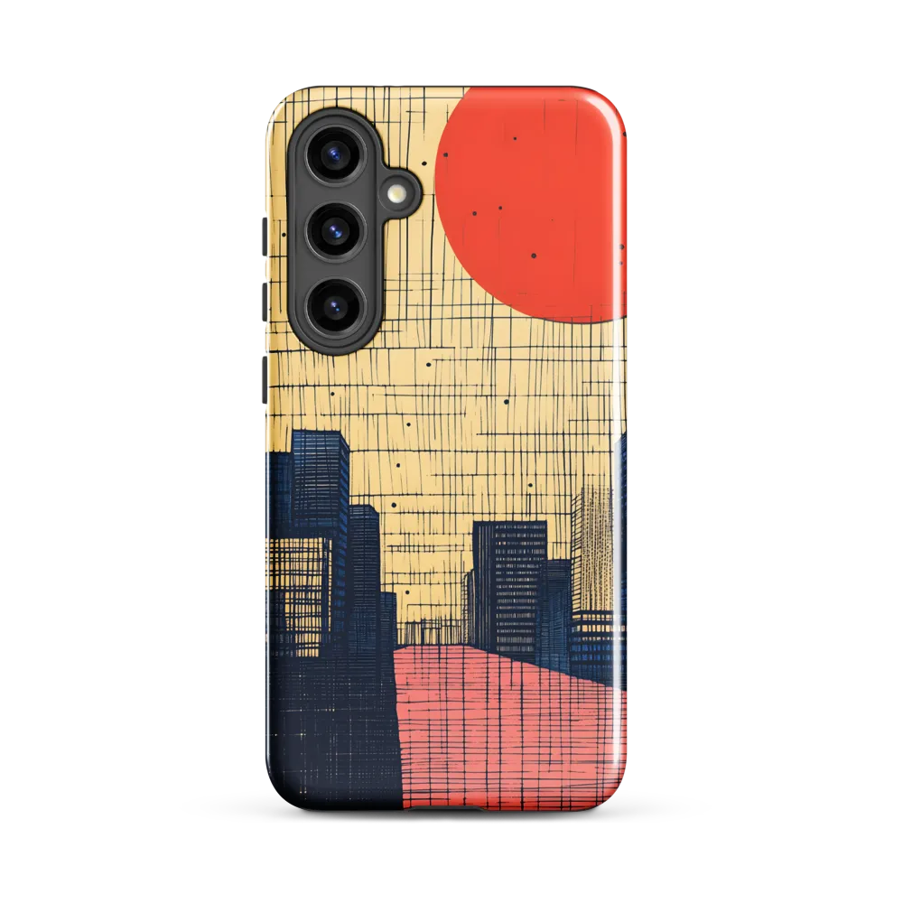 Urban Echoes: A Minimalist Cityscape