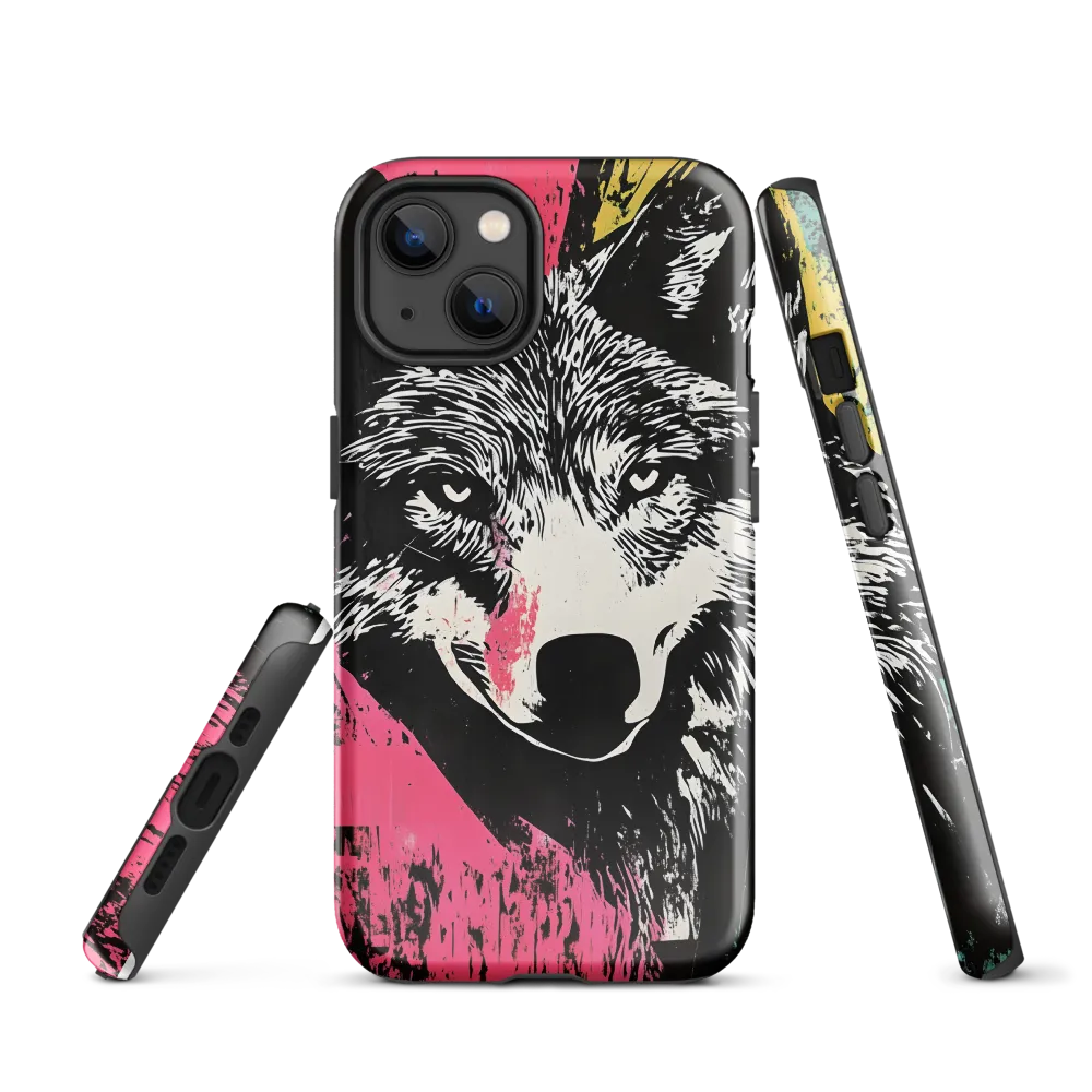 Intense Gaze of the Wolf