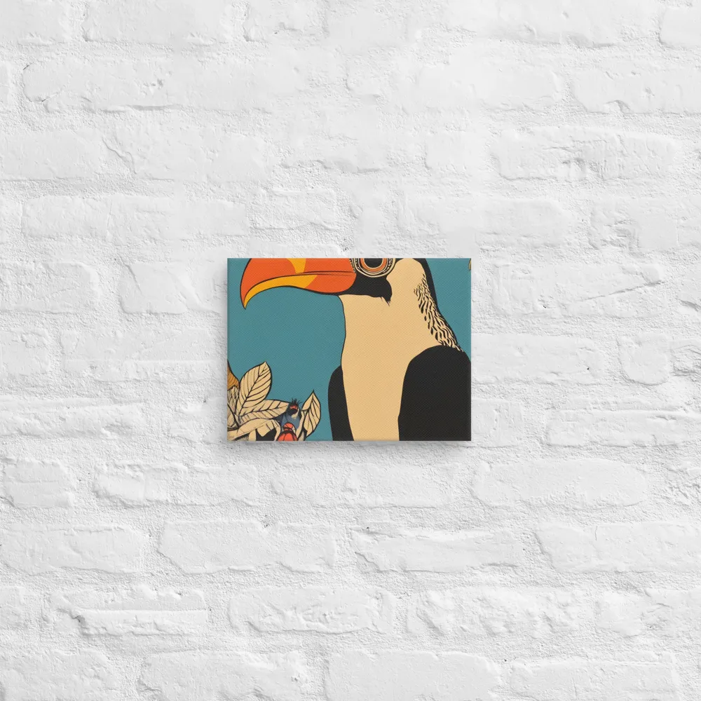 Tropical Majesty: The Toucan at Rest | Canvas | 9″×12″