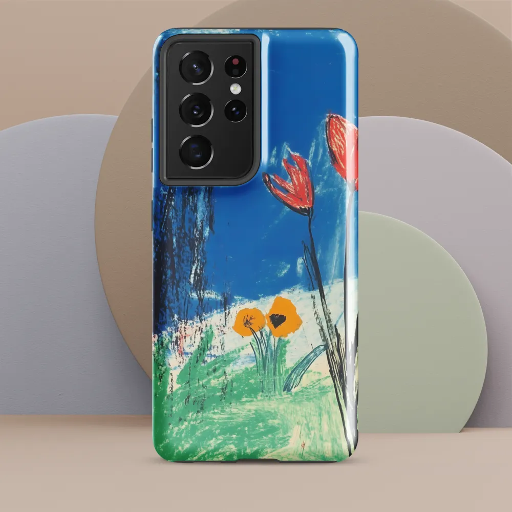 Joyful Blossoms in Blue