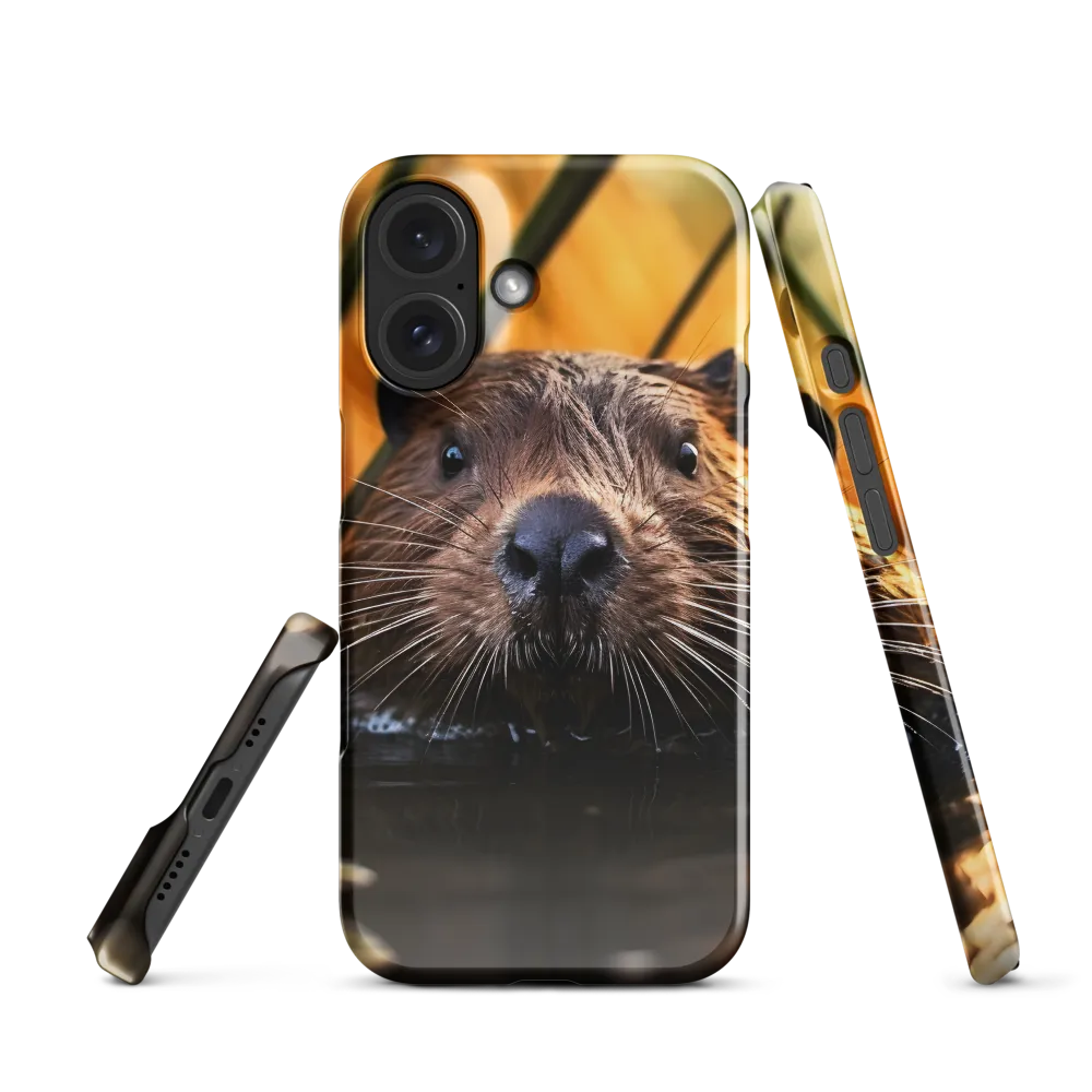 Beaver Serenity: A Natural Portrait | Phone Case |  16 | Snap Case | Glossy