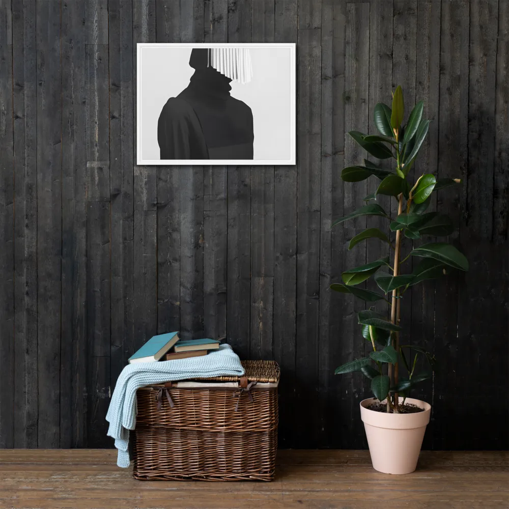 Veil of Mystery | Canvas with White Frame | 18″×24″