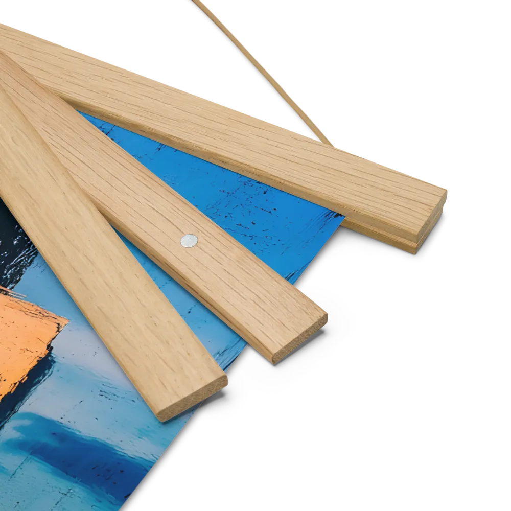 Reflections of Tranquility | Poster With Oak Wood Hanger | 14″×14″