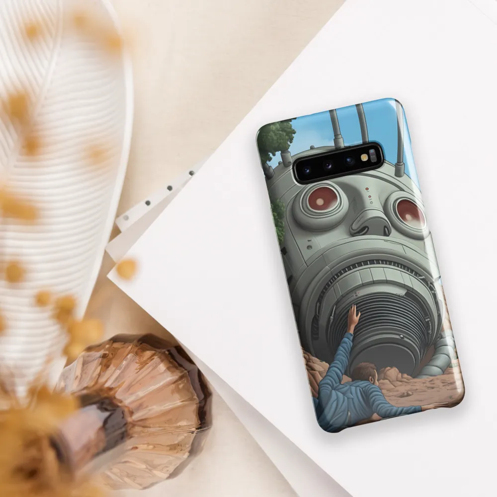 The Descent into Technological Abyss | Phone Case |  S10 Plus | Snap Case | Glossy