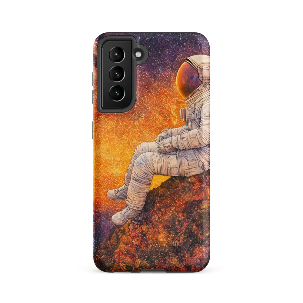 Cosmic Contemplation | Phone Case |  S21 FE | Tough Case | Matte