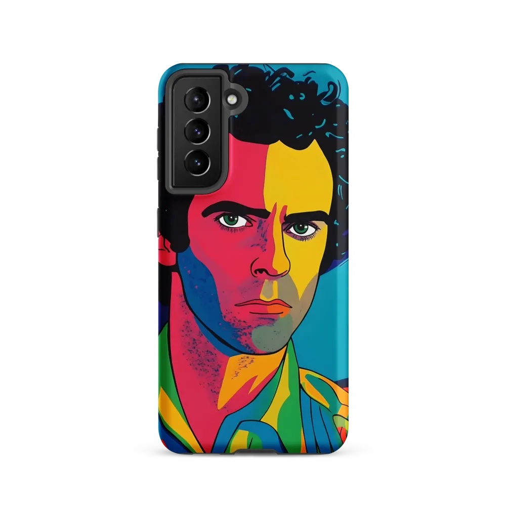 Electric Visage: A Portrait of Vibrance