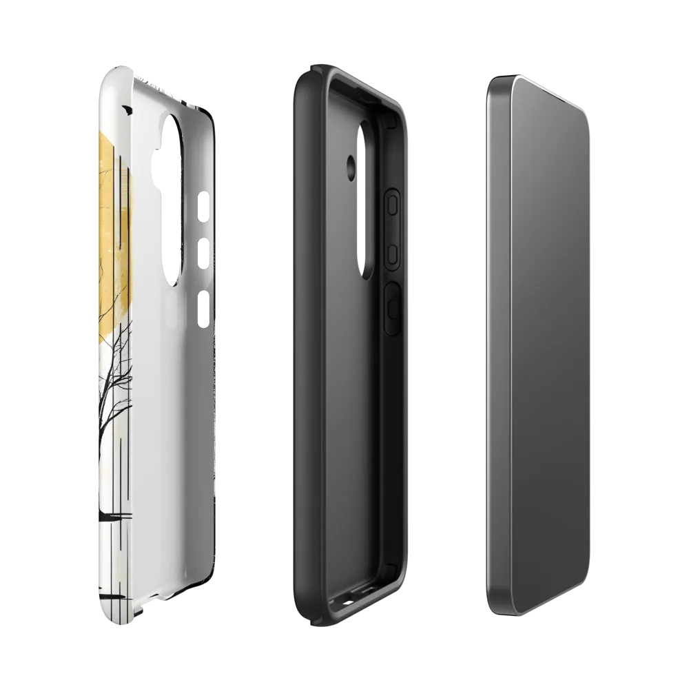 Solitude Under the Yellow Sun | Phone Case |  S24 | Tough Case | Matte