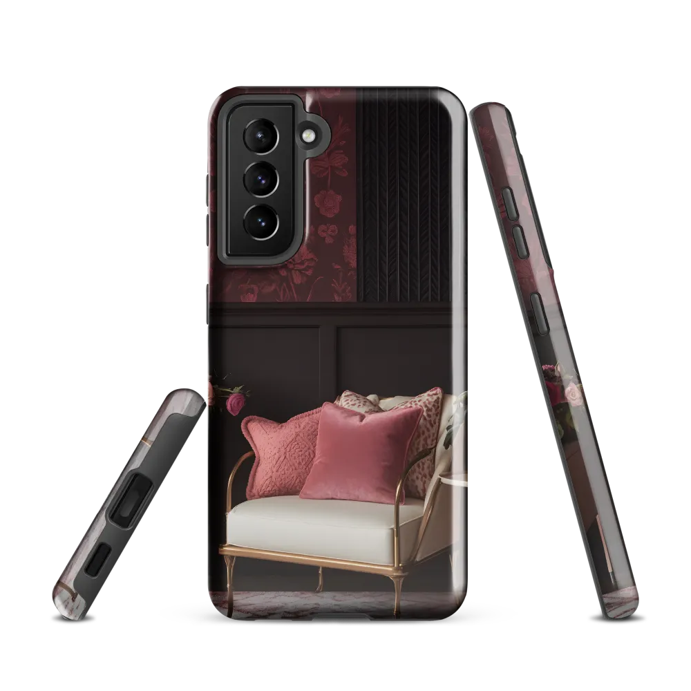 Elegance in Contrast: A Modern Interior Design | Phone Case |  S21 | Tough Case | Glossy