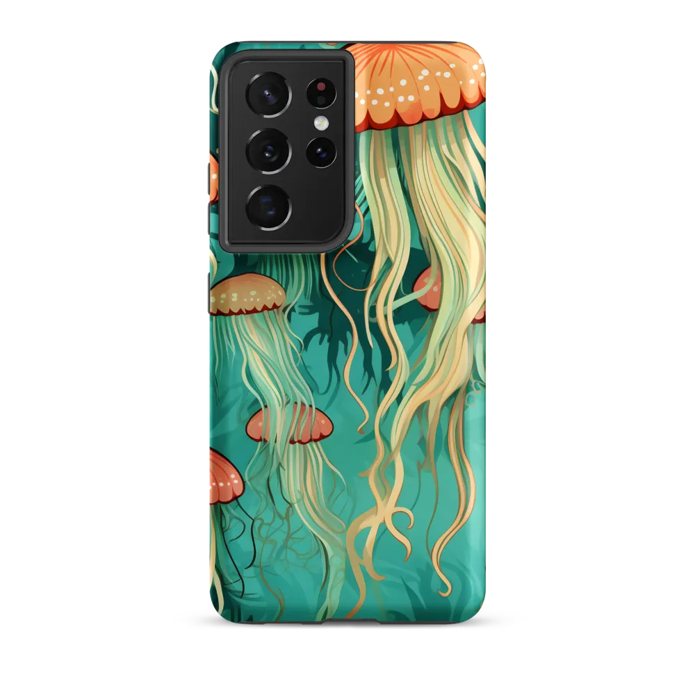 Ethereal Dance of Jellyfish | Phone Case |  S21 Ultra | Tough Case | Matte