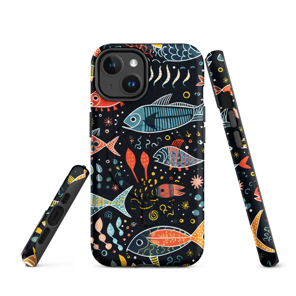 Whimsical Underwater Dance | Phone Case |  14 | MagSafe® Tough Case | Matte
