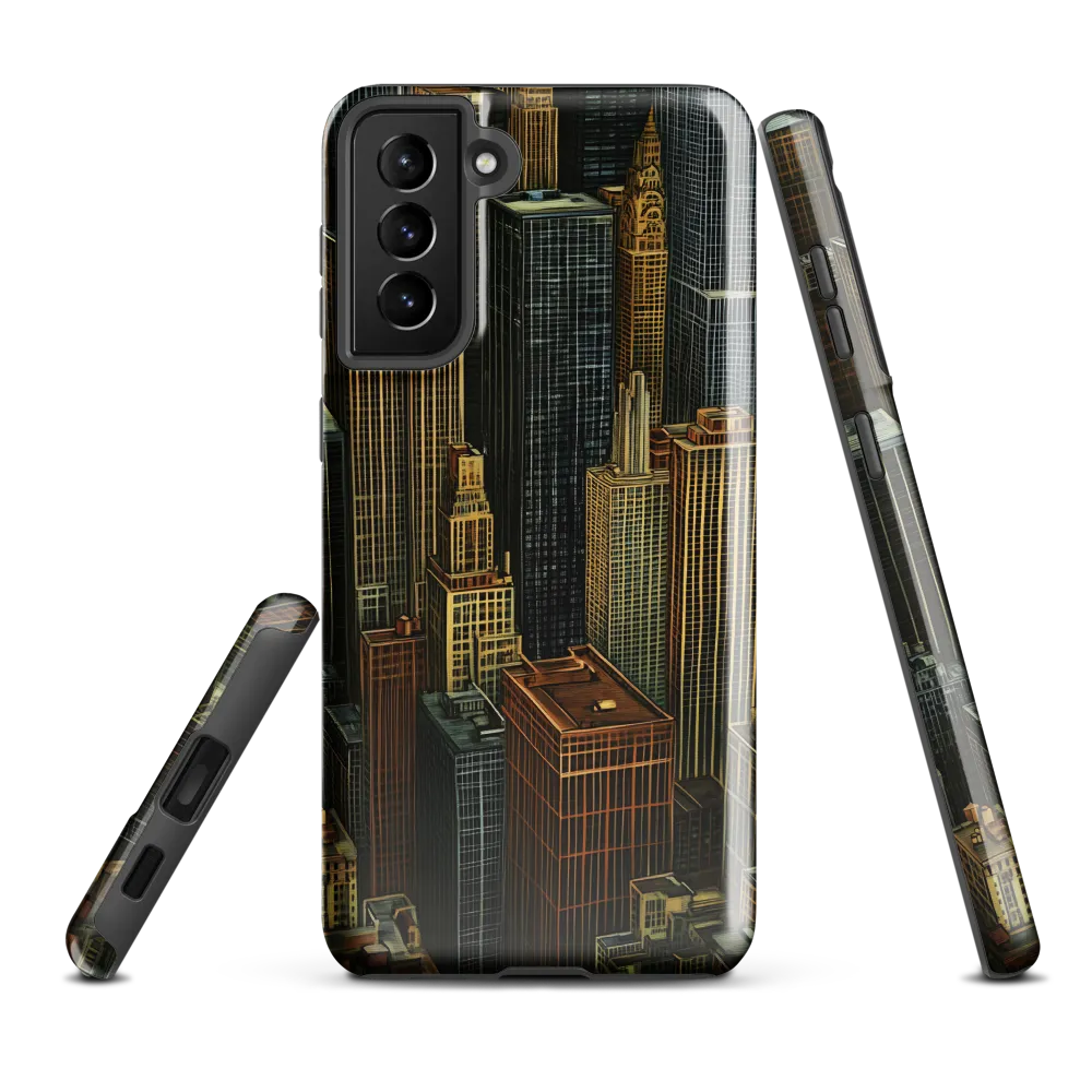 Urban Elegance: A Golden Cityscape