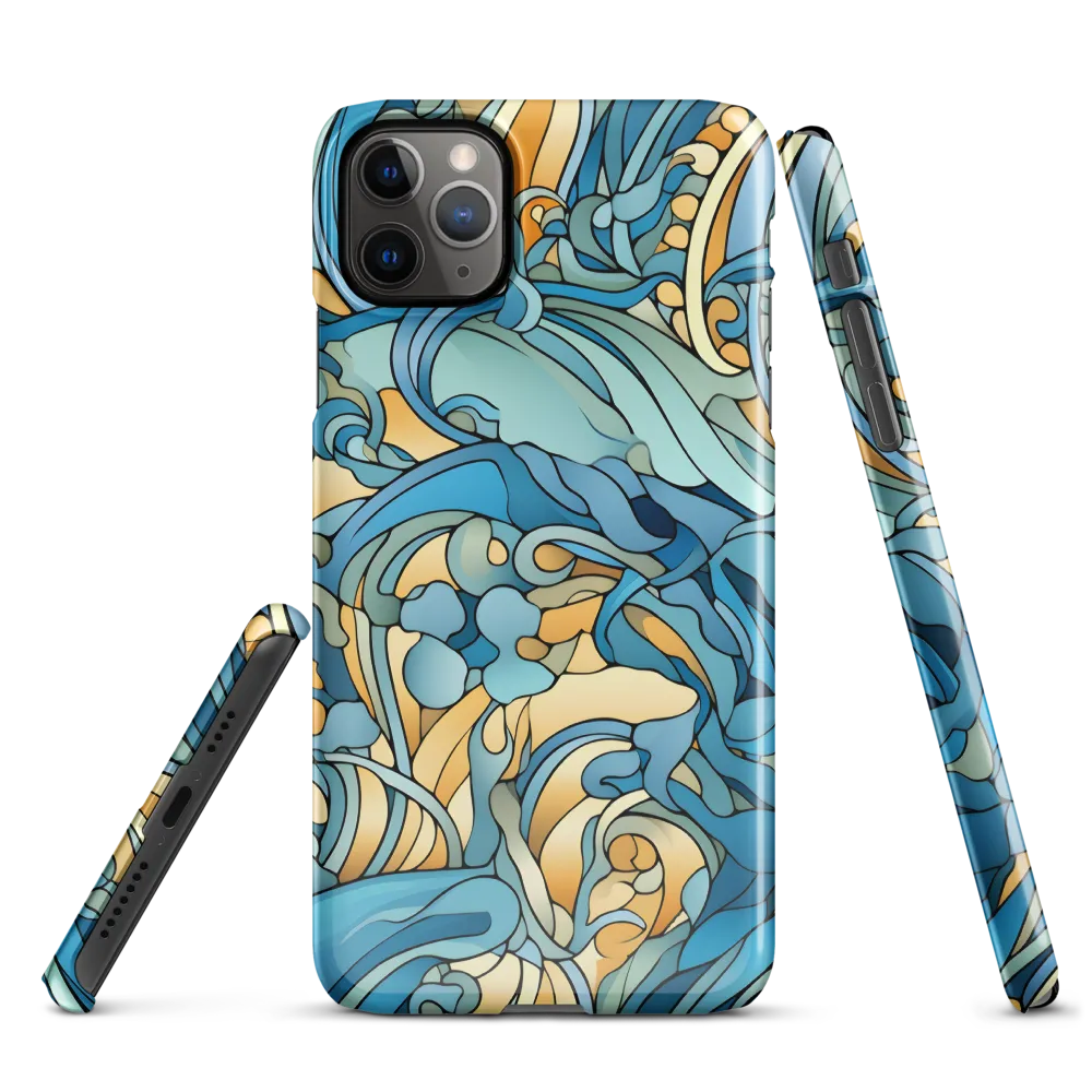 Dancing Waves of the Ocean | Phone Case |  11 Pro Max | Snap Case | Glossy