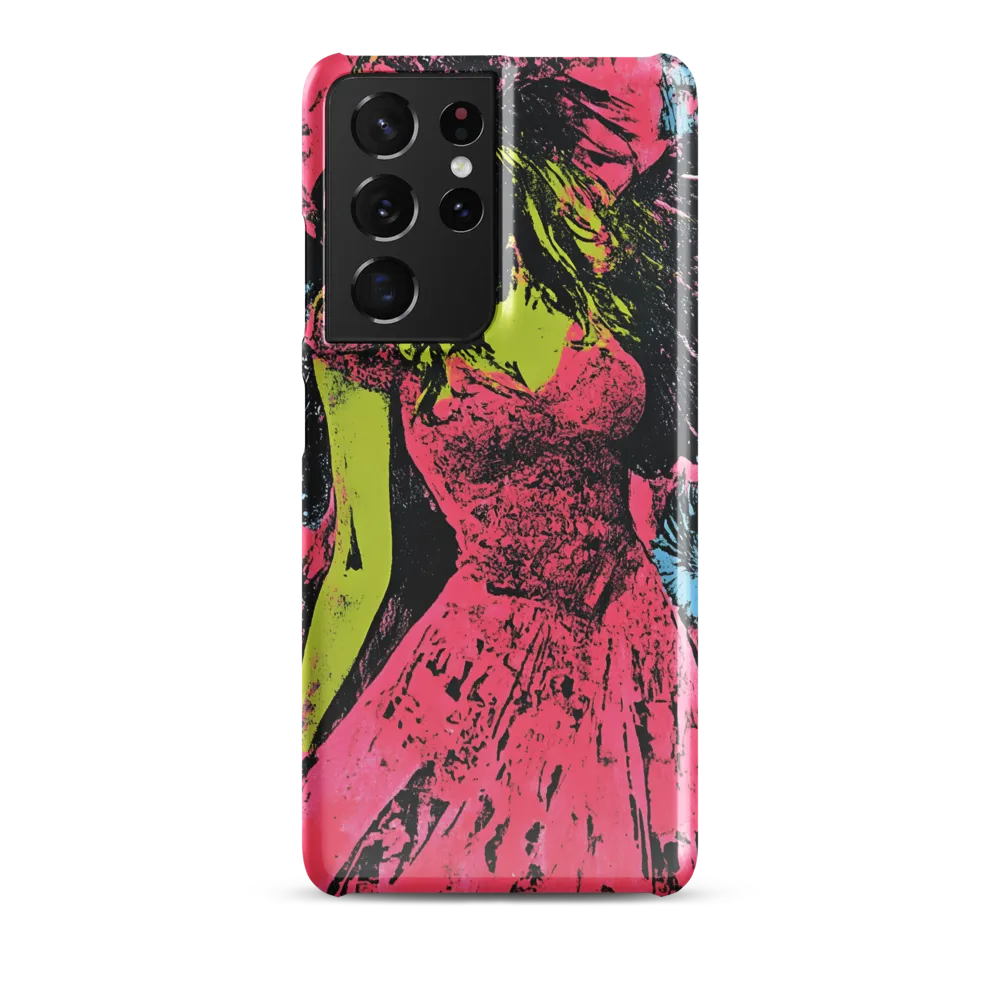 Mystical Angel in Neon Dreams