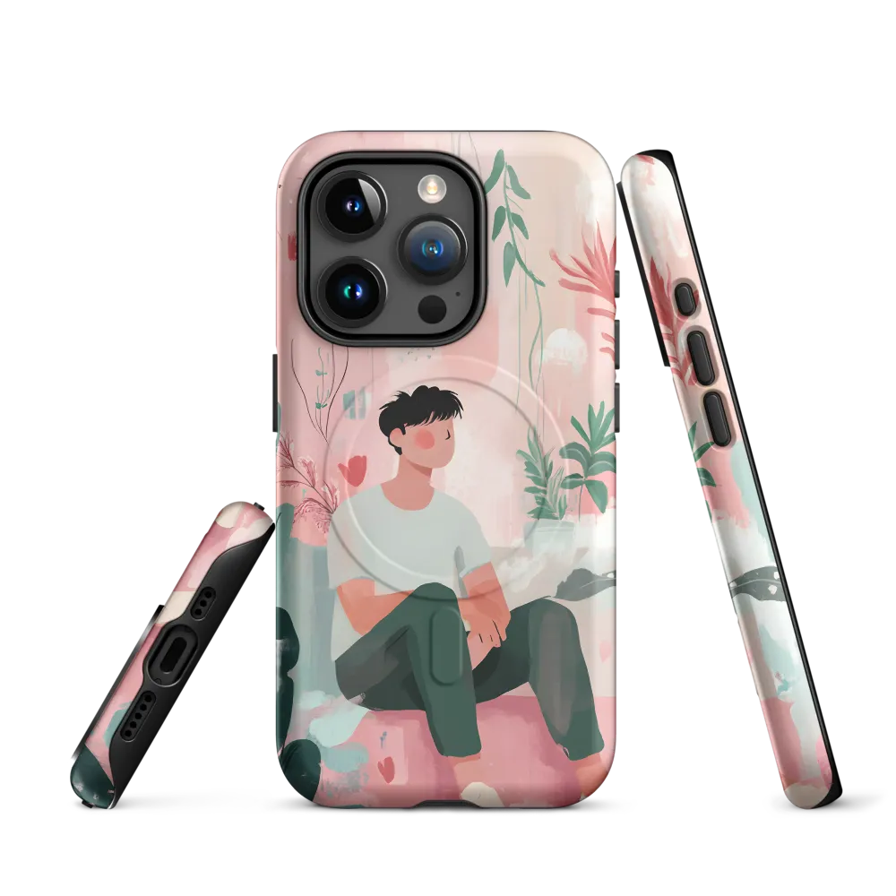 Serenity Among Nature | Phone Case |  15 Pro | MagSafe® Tough Case | Matte
