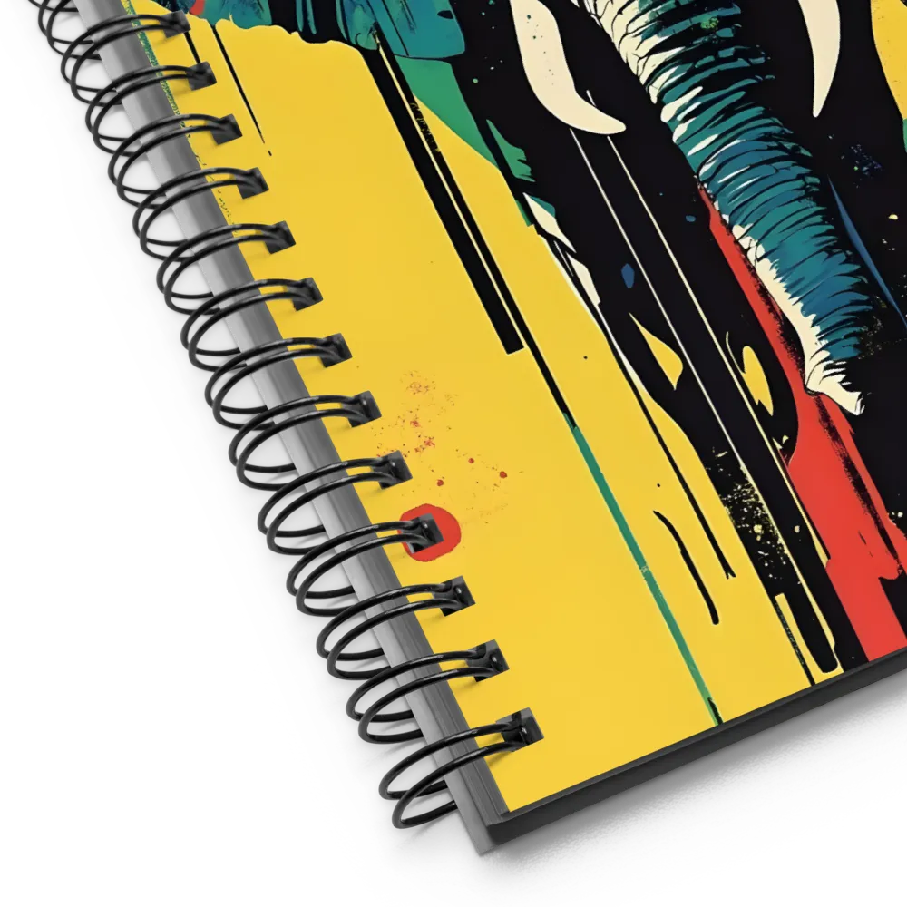 Elegance of the Wild: A Colorful Harmony | Spiral Notebook