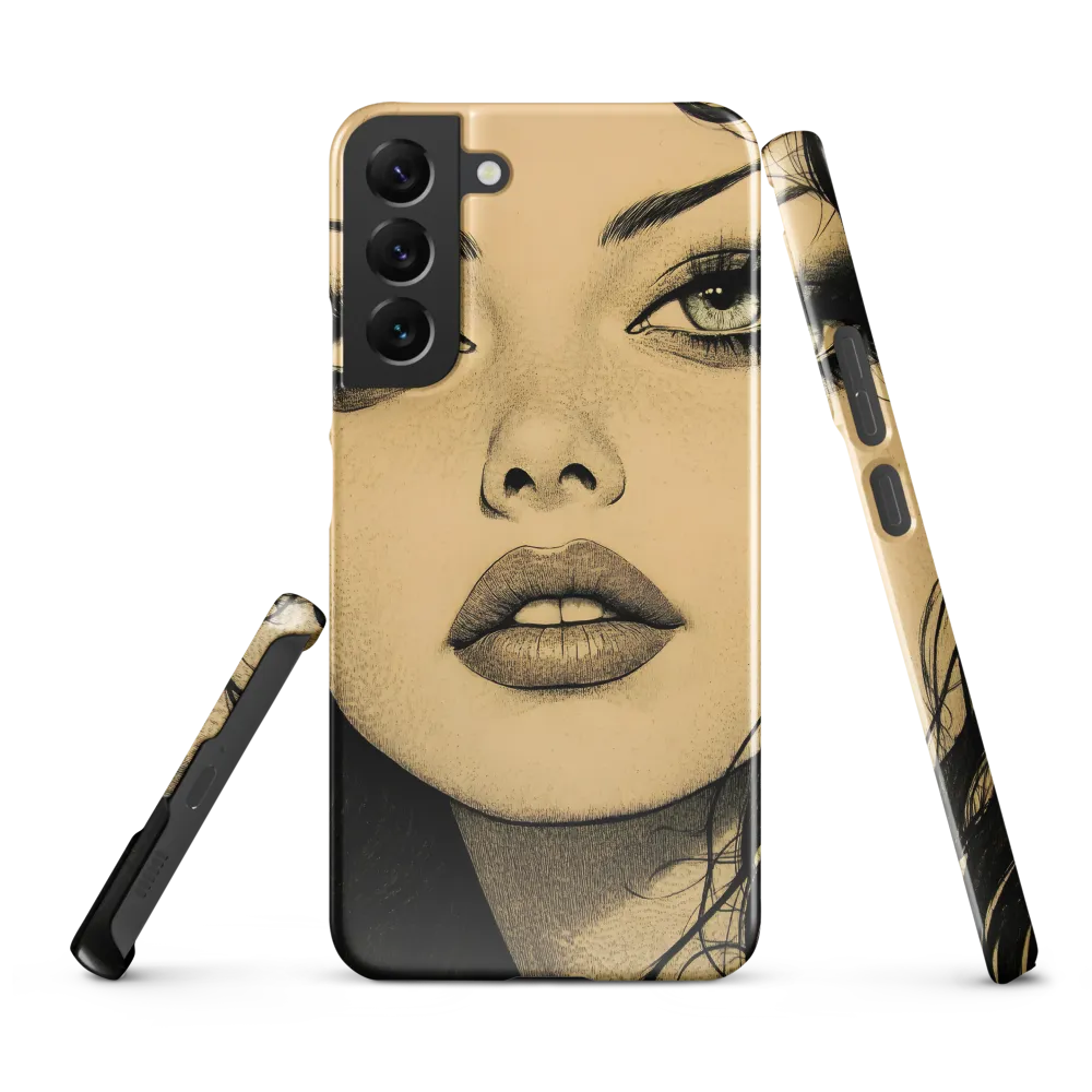 Enigmatic Gaze | Phone Case |  S22 Plus | Snap Case | Glossy