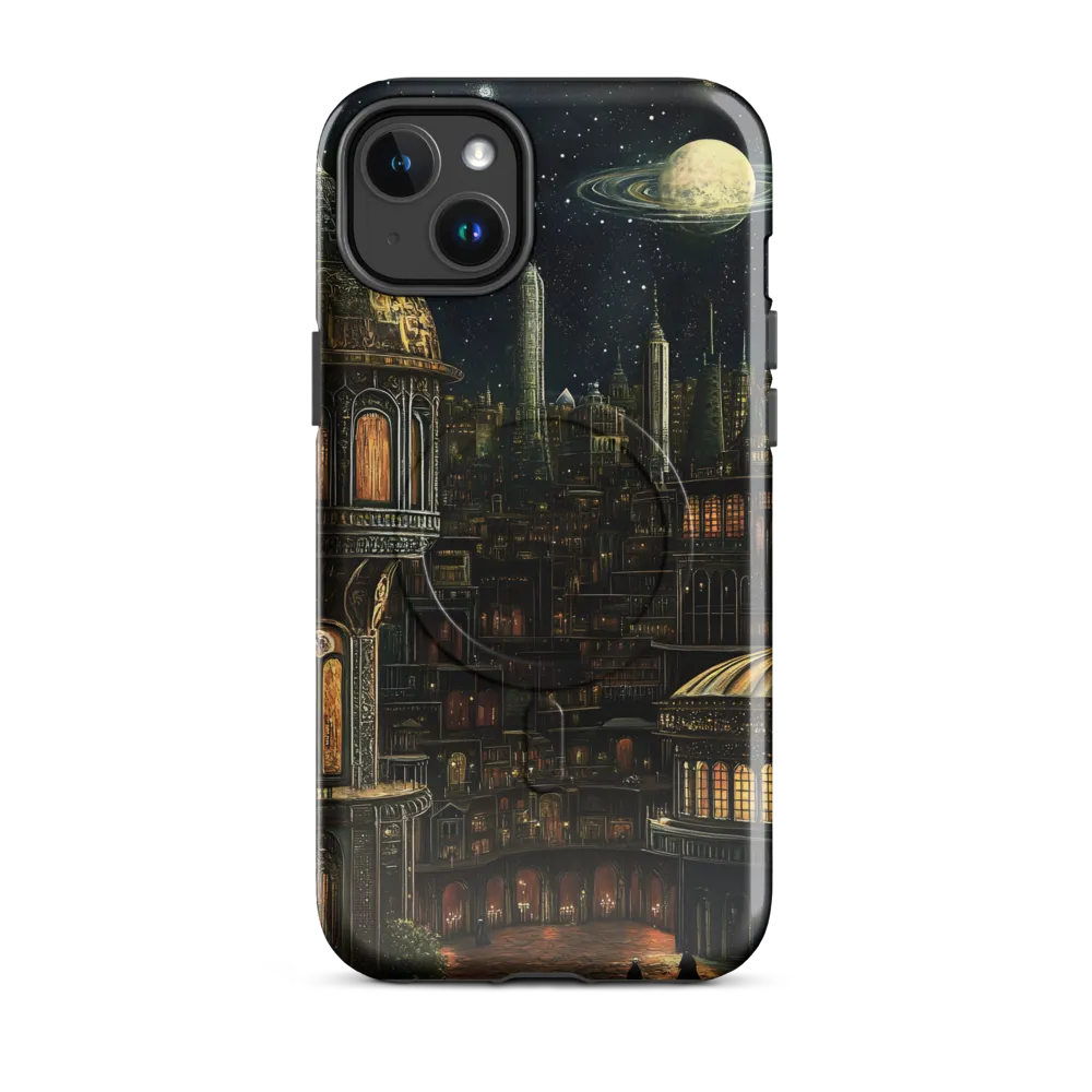 Celestial Enigma: A Surreal Cityscape