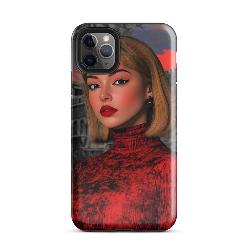 Mystique of the Scarlet Embrace | Phone Case |  11 Pro Max | Tough Case | Glossy