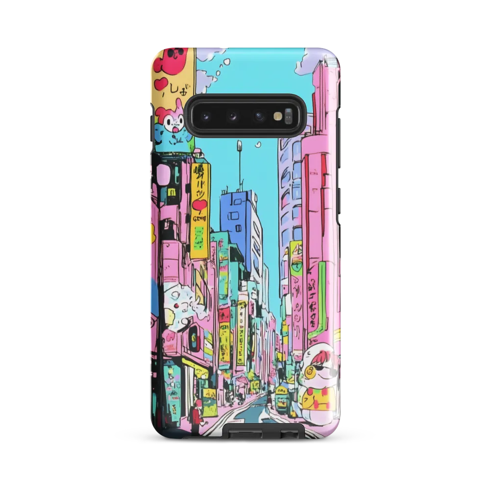 Whimsical Cityscape | Phone Case |  S10 Plus | Tough Case | Glossy