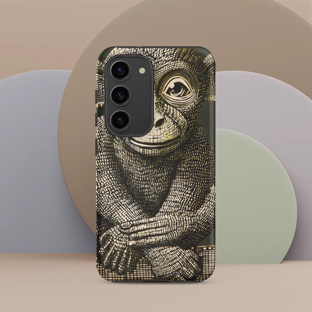 Intricate Primate Portrait