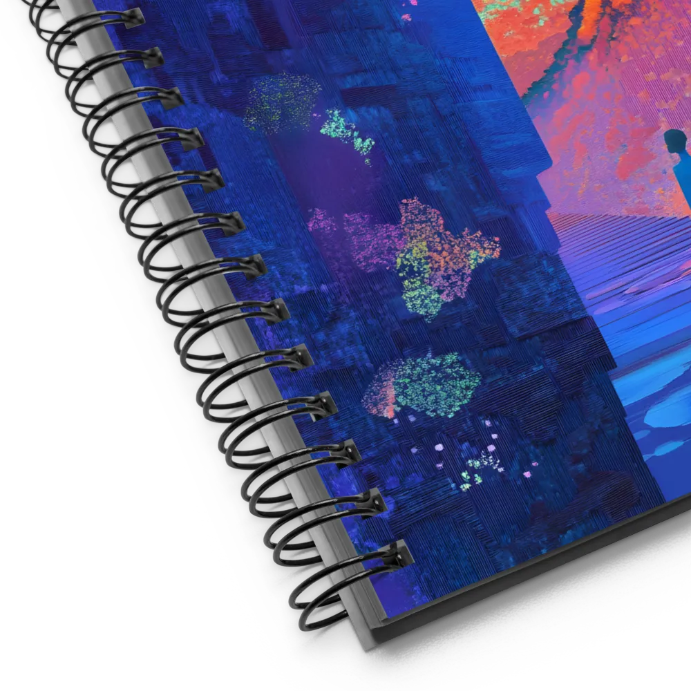 Whispers of a Cosmic Journey | Spiral Notebook